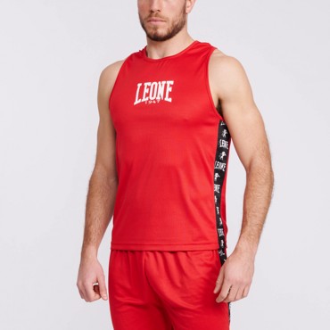 LEONE ambassador BOXING SINGLET-red